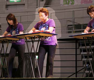 暴れ馬を乗りこなすかのように大正琴に向かう姿勢が正しいのです